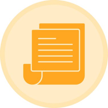 belge dosya simgesi vektör illüstrasyon tasarımı