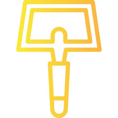 boya fırçası ikonu. vektör illüstrasyonu