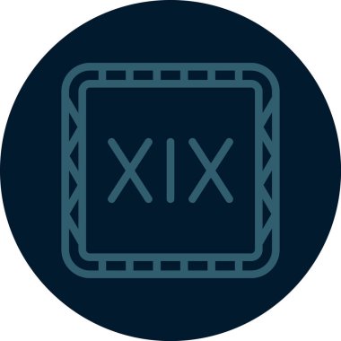 Benzersiz x 6 vektör simgesi