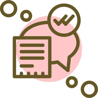 Konuş. Web simgesi basit illüstrasyon