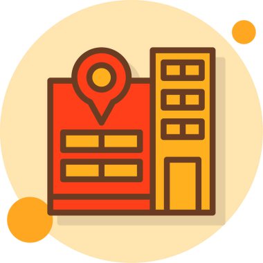 Modern simgenin vektör illüstrasyonu