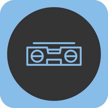 ses simgesi, vektör illüstrasyonu