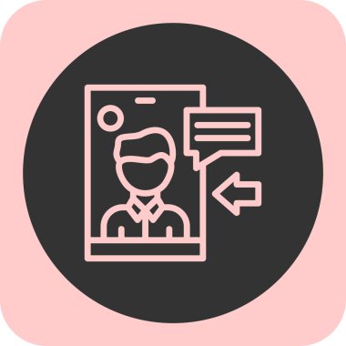 Bir kadının vektör illüstrasyonu