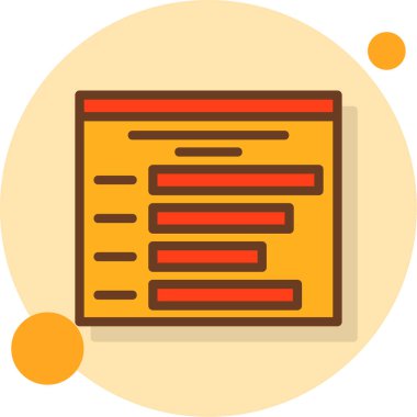 iş veri analiz simgesi doldurulmuş özet biçimi