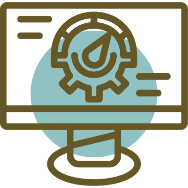 Web simgesi vektör illüstrasyonu