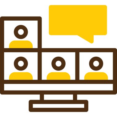 Bilgisayar ekranı. Basit tasarım