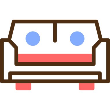 - Araba. Web simgesi basit illüstrasyon