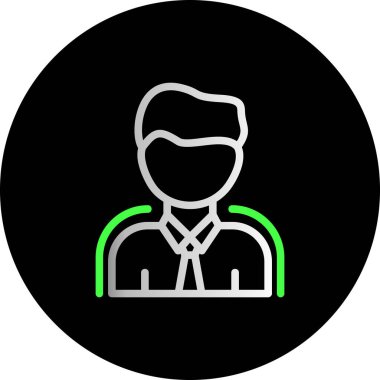 Modern simgenin vektör illüstrasyonu