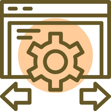 Web simgesini doldurulmuş - taslak biçimi ile tarayıcı ayarı