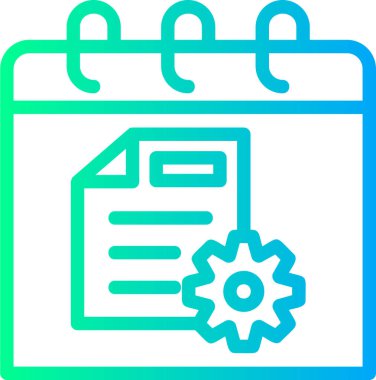 Belge. Web simgesi basit illüstrasyon