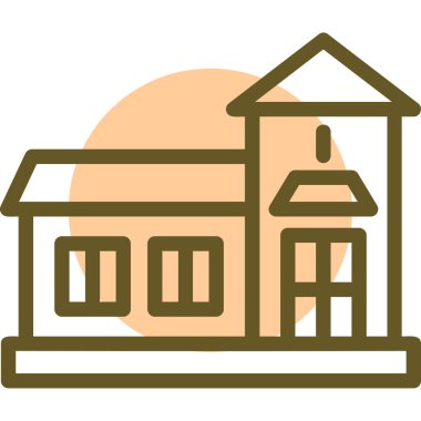 ev simgesi vektör illüstrasyonu