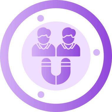 Modern insanların vektör illüstrasyonu