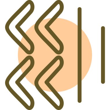 Tek bir izole simgenin vektör illüstrasyonu