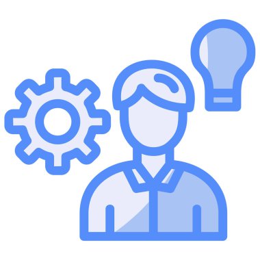 iş fikri simgesi vektör illüstrasyonu