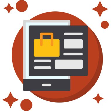 ticari dijital tablet simgesi