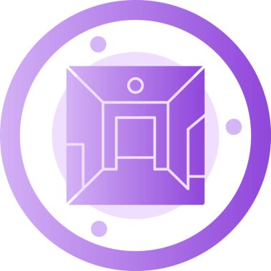 güzel kutu vektör çizgisi simgesi