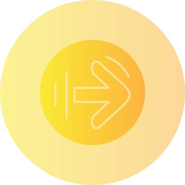 Bir çember simgesinin vektör illüstrasyonu