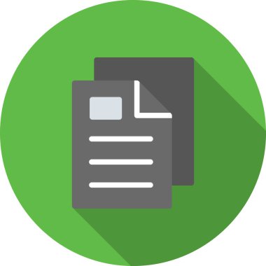 Belge. Basit web simgesi tasarımı. gölgeli kağıt