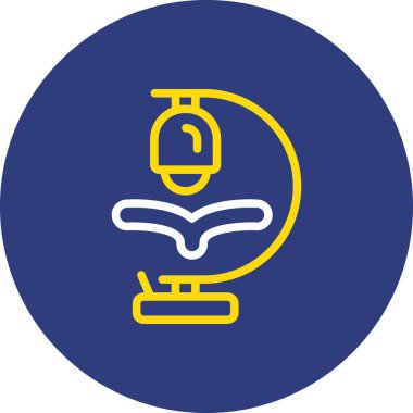 Vektör lamba simgesi, vektör illüstrasyonu