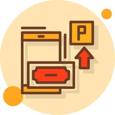 araba tamir servisi simgesi - taslak biçimi