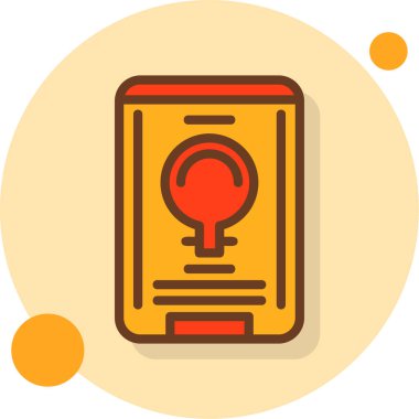 Simge vektör illüstrasyonunu ara