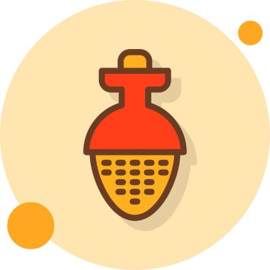 Parfüm. Web simgesi basit illüstrasyon