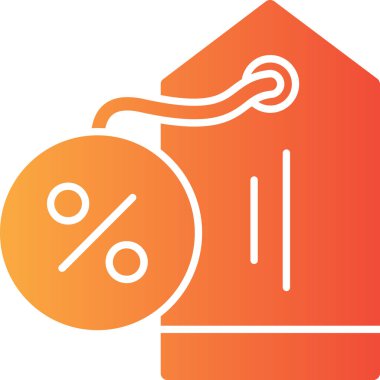 indirimli fiyat yüzdesi simgesi