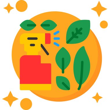 Bitki simgesinin vektör illüstrasyonu