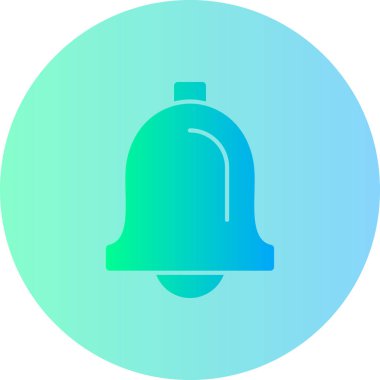 Zil. Web simgesi vektör illüstrasyonu