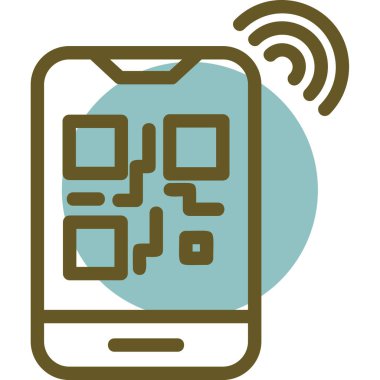 akıllı telefon simgesi vektör illüstrasyonu