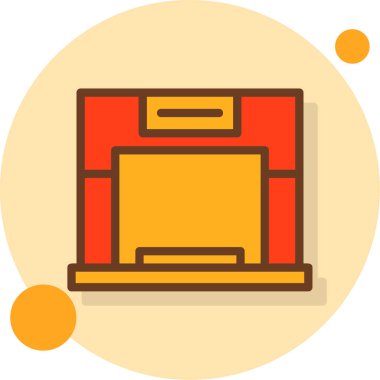 evrak çantası ikonu vektör illüstrasyonu