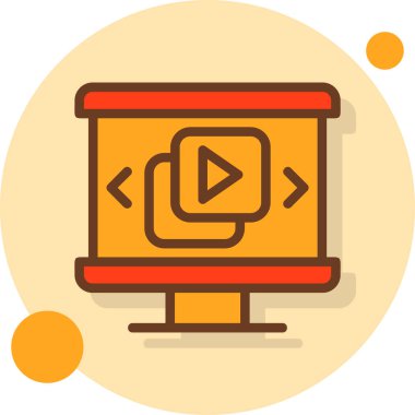 çevrimiçi web simgesi vektör illüstrasyonu