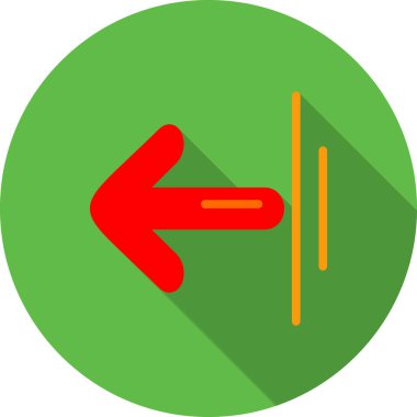 ok işareti vektör simgesi.