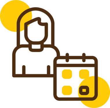 Takvim. Web simgesi basit illüstrasyon