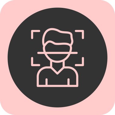 Bir insan simgesinin vektör illüstrasyonu