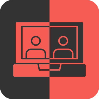 İş ve finans simgesinin vektör illüstrasyonu