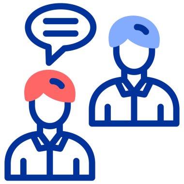 Müşteri hizmeti simgesi, vektör illüstrasyonu