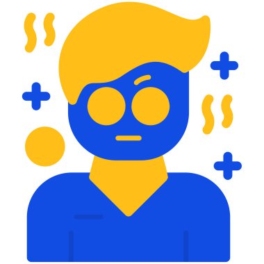 avatar. Web simgesi basit illüstrasyon