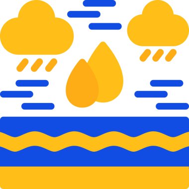 Bulut. Web simgesi basit illüstrasyon