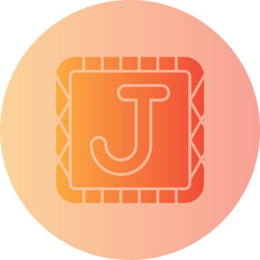 Bir b eksikliği simgesinin vektör çizimi