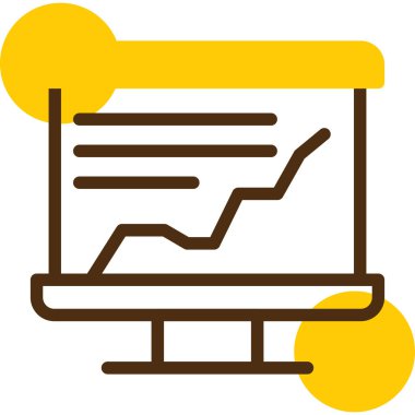 Modern ve grafikli bir dizüstü bilgisayarın vektör çizimi