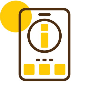 akıllı telefon simgesi vektör illüstrasyonu