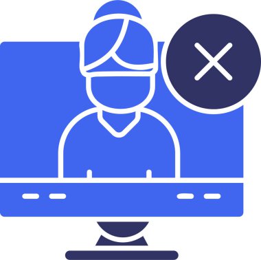 Solid İki Renk Ağ simgesi, vektör illüstrasyonuName