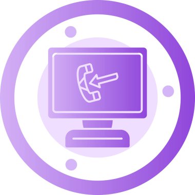 Dokunmatik ekranın vektör illüstrasyonu