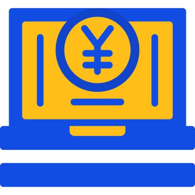 Bilgisayar. Web simgesi basit tasarım