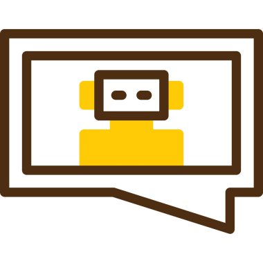 Sohbet mesajı ikonu vektör illüstrasyon tasarımı