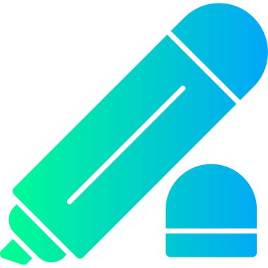 kalem simgesi vektör illüstrasyonu