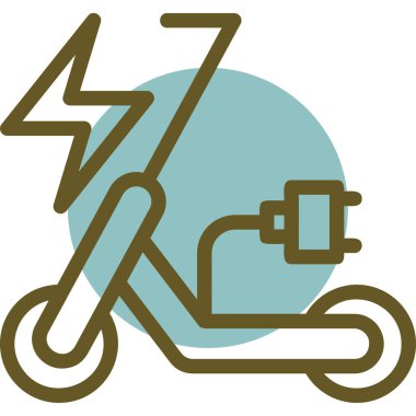 kablo kablo ikonu vektör illüstrasyonu