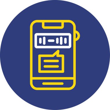 cep telefonu ikonu vektör illüstrasyonu