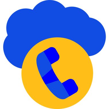 Çağrı. Web simgesi basit illüstrasyon